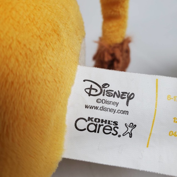 Disney Simba Cub Plush Kohls Cares The Lion King Stuffed Animal 12" - Picture 6 of 7